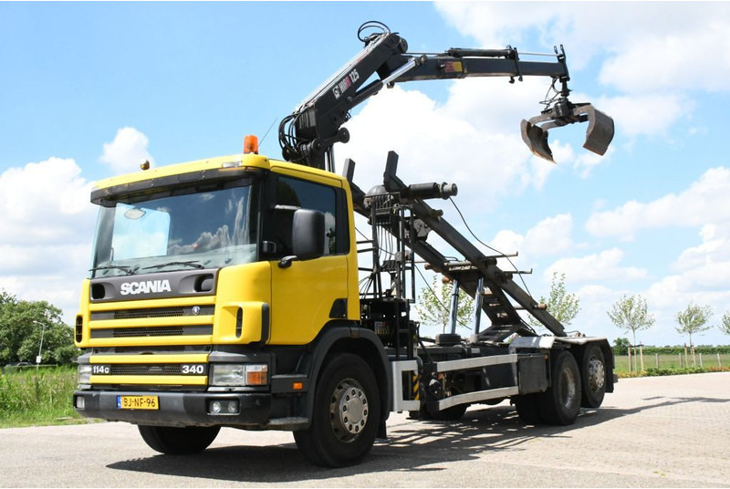 Scania R114-340 6x2 !!KRAAN/CONTAINER/KABEL!!MANUELL!! - Cable system truck, Crane truck: picture 5