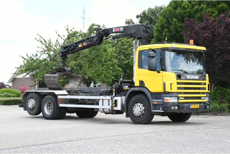 Scania R114-340 6x2 !!KRAAN/CONTAINER/KABEL!!MANUELL!! - Cable system truck, Crane truck: picture 4