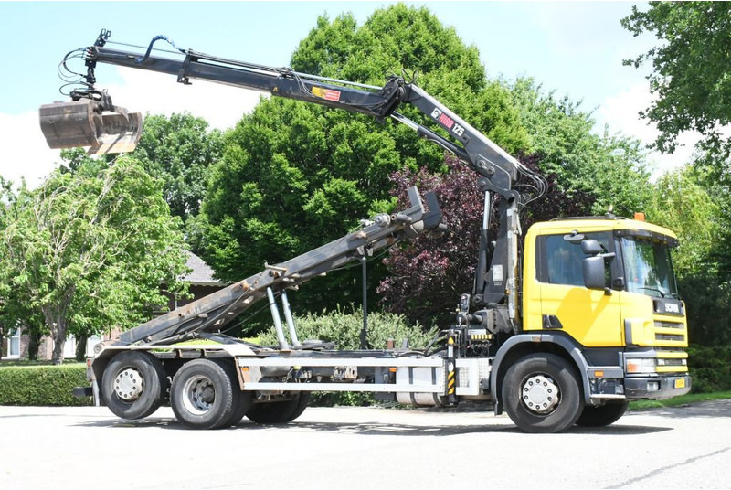 Scania R114-340 6x2 !!KRAAN/CONTAINER/KABEL!!MANUELL!! - Cable system truck, Crane truck: picture 3
