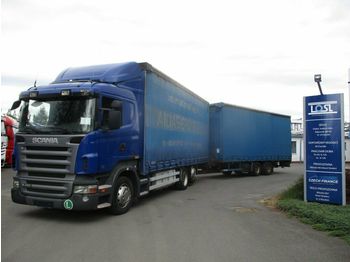 Curtainsider truck Scania R420 6x2 EURO 4 + Panav: picture 1