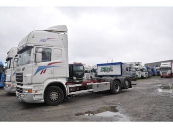 Container transporter/ Swap body truck Scania R480 6X2 Euro 6: picture 1