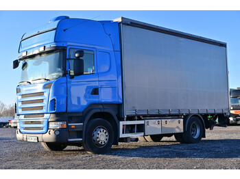 Curtainsider truck Scania R500  Topline Retarder Rungen Standklima LBW AHK: picture 1