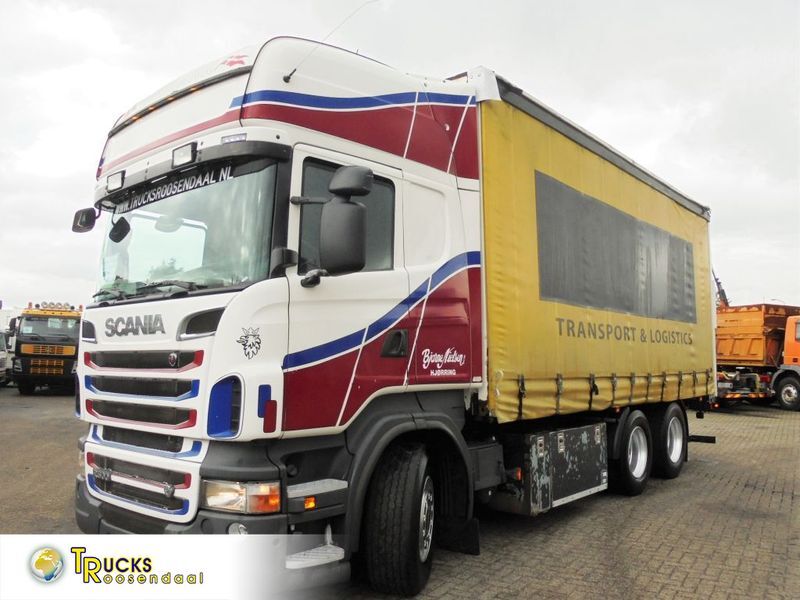 Scania R500 V8 + Euro 5 + Retarder + Lift + 6x2 - Curtainsider truck: picture 1