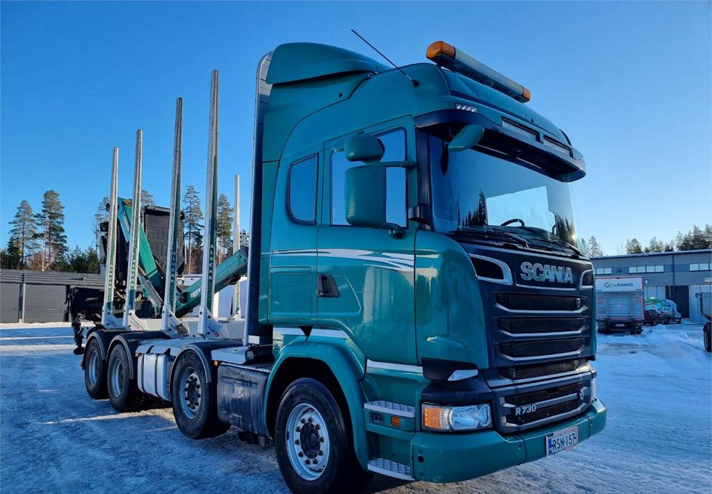 Scania R730 8x4 - Timber truck: picture 2