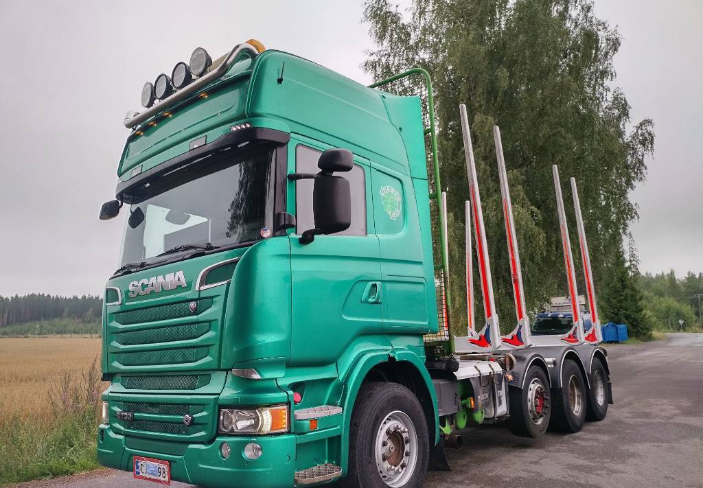 Scania R730 8x4 puuvarustus,euro 5  - Timber truck: picture 2