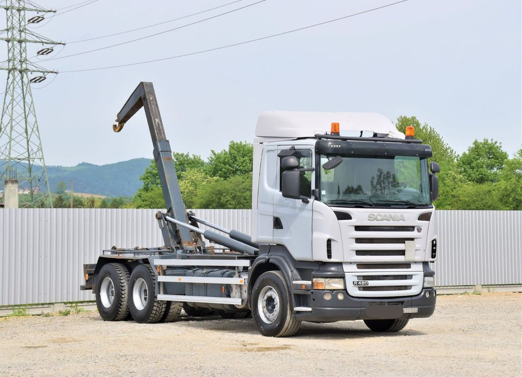 Scania R 420 Abrollkipper *6x4* Top Zustand !  - Hook lift truck: picture 1