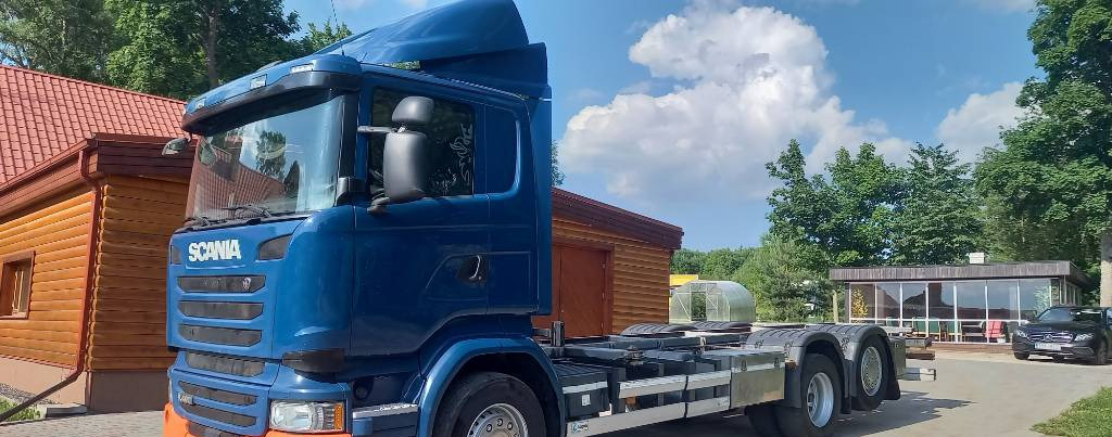 Scania R 490 LB, 6x2*4, EURO 6, 360 KW  - Container transporter/ Swap body truck: picture 1