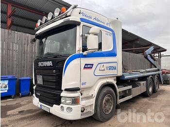  Scania R490LB6X2*4HNB - skip loader truck