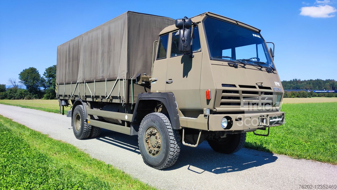 Steyr 1291.320 P43M 4x4 mit Hebebühne - Curtainsider truck: picture 2