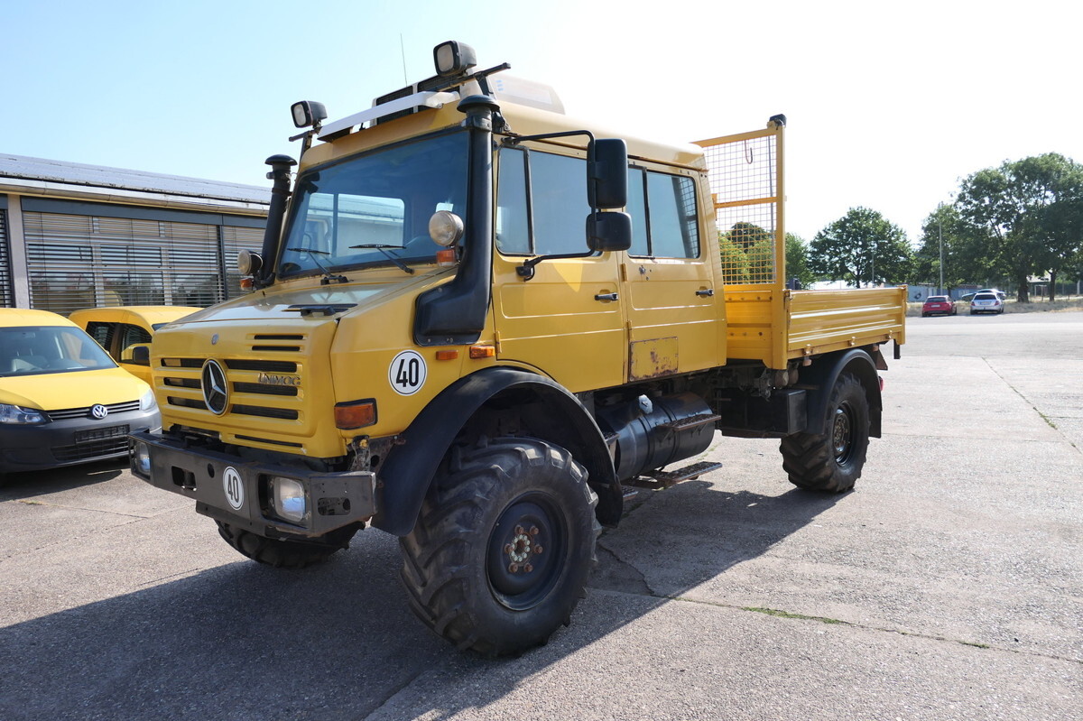 UNIMOG U4000 437/25 DoKa EURO-5 - Dropside/ Flatbed truck, Utility/ Special vehicle: picture 1