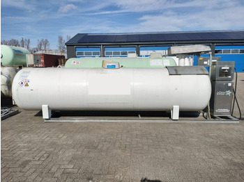 Used skid installation 6400  L (6.4 m3) different setups multiple pieces available for sale Gas, lpg, gpl, gaz, propane, butane propane refilling station is used to refill cylinders, suitable for limited land and space. - Tank truck: picture 1