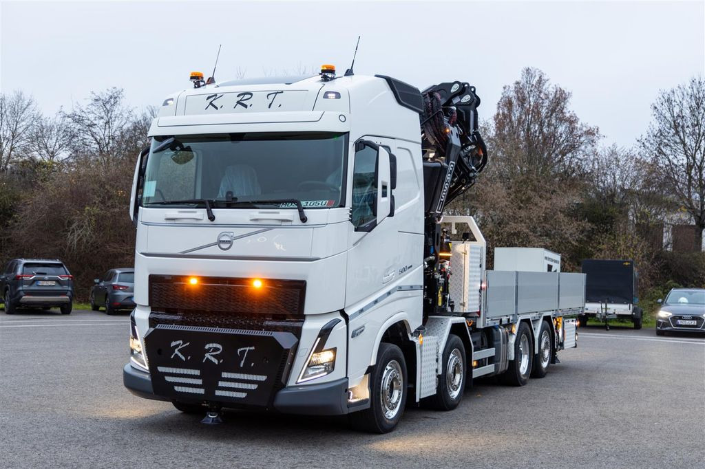 Volvo FASSI 710-2.27L426-LADEHÖHE 105cm - REFERENZ FZG  - Crane truck, Dropside/ Flatbed truck: picture 2