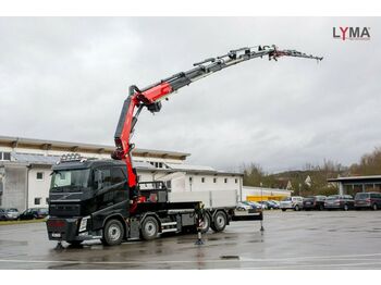 Dropside/ Flatbed truck, Crane truck Volvo FASSI 820RA2.27 FJ L426 8x2 - SOFORT - NOW READY: picture 1