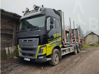 Timber truck, Crane truck Volvo FH16 750 6X4: picture 1