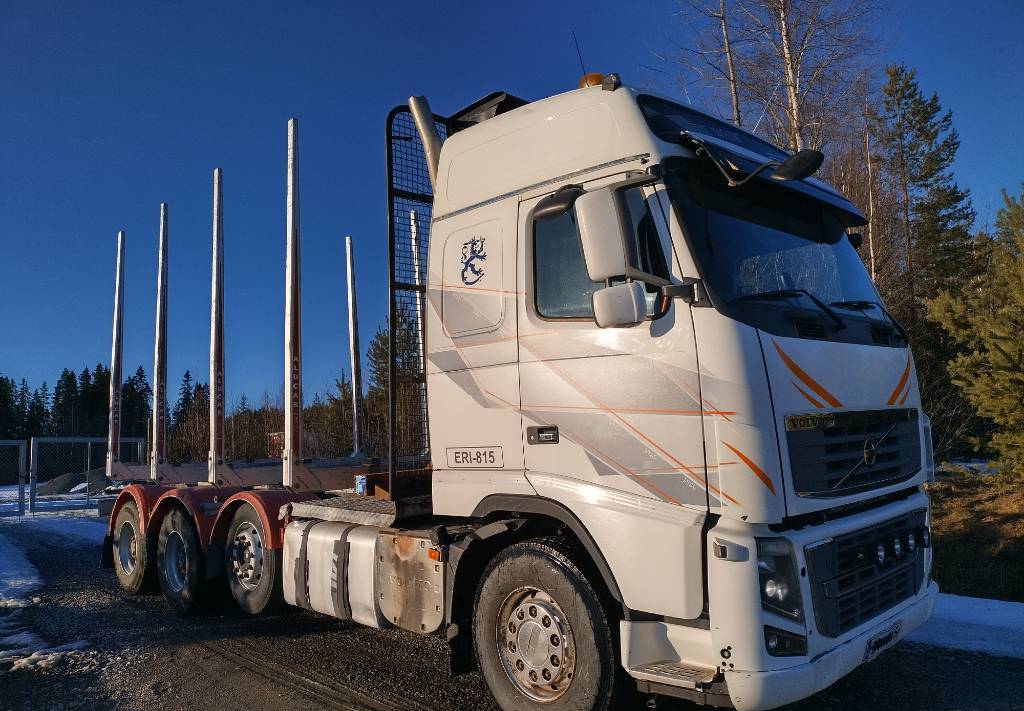 Volvo FH750 puuvarustus, napaperät,trippeli  - Timber truck: picture 2