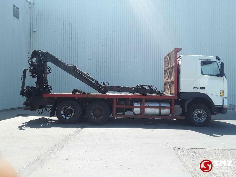 Dropside/ Flatbed truck, Crane truck Volvo FH 12 460 6x4 chassis dammage: picture 5