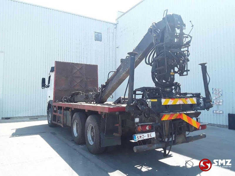 Dropside/ Flatbed truck, Crane truck Volvo FH 12 460 6x4 chassis dammage: picture 11