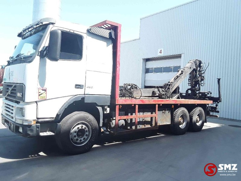 Dropside/ Flatbed truck, Crane truck Volvo FH 12 460 6x4 chassis dammage: picture 6