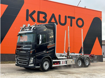 Volvo FH 16 650 6x4 - Timber truck, Crane truck: picture 1