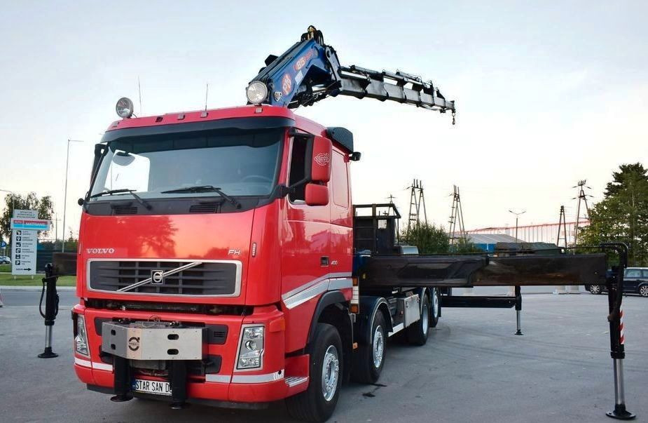 Volvo FH 400 8x2 PM 85 85027 KRAN cran.  - Dropside/ Flatbed truck, Crane truck: picture 2