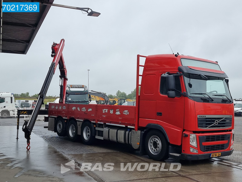 Volvo FH 420 8X4 Top Condition! NL-Truck HMF 1720 K2 crane kran - Dropside/ Flatbed truck, Crane truck: picture 5