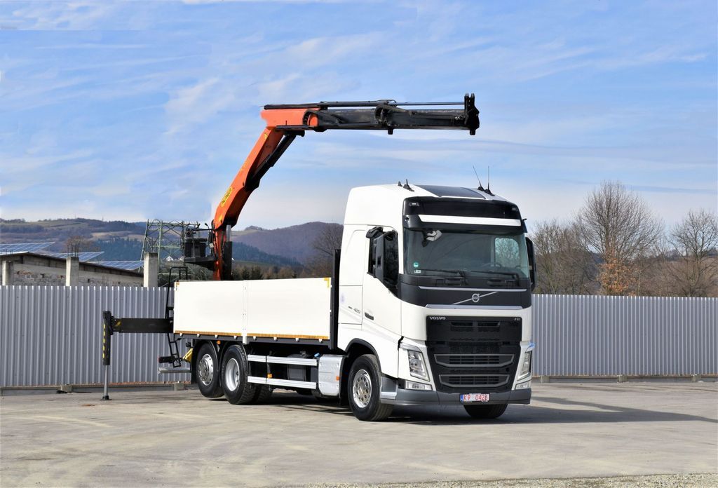 Crane truck, Dropside/ Flatbed truck Volvo FH 420 Pritsche 6,60m * PK 18001 L* TOPZUSTAND: picture 2
