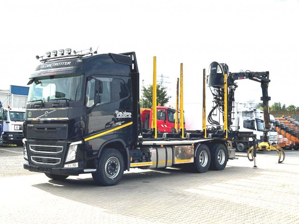 Volvo FH 500 6x4 Holztransporter Kurzholz  - Timber truck, Crane truck: picture 3
