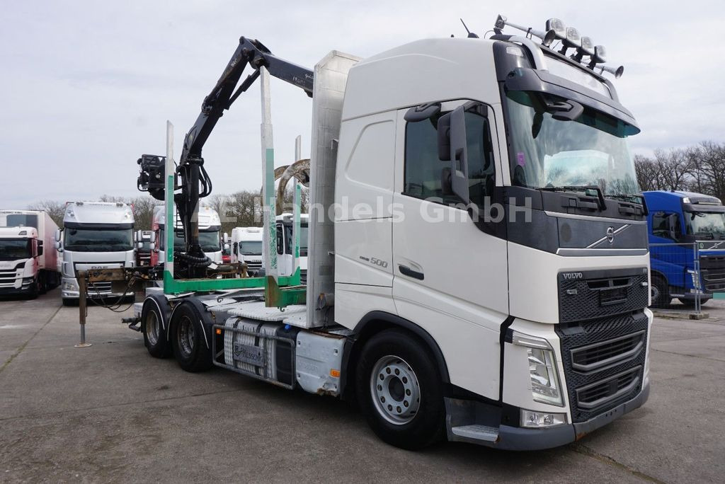 Volvo FH 500 Globe LL 6x4 Palfinger M100Z96 *VEB+/AHK  - Timber truck, Crane truck: picture 1