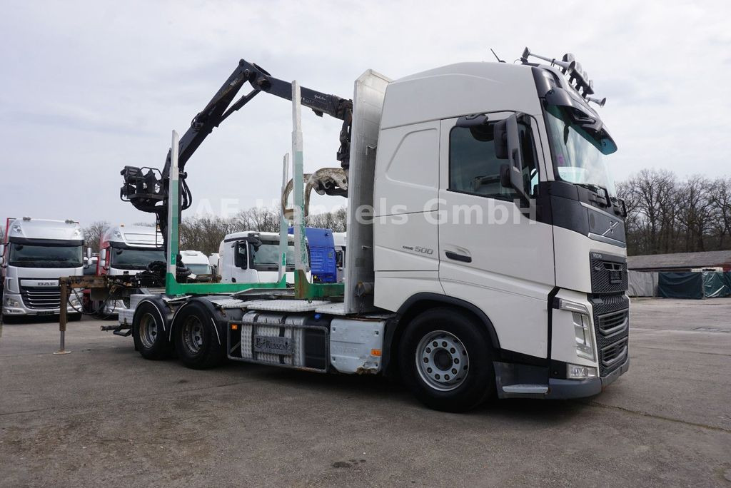 Timber truck, Crane truck Volvo FH 500 Globe LL 6x4 Palfinger M100Z96 *VEB+/AHK: picture 29