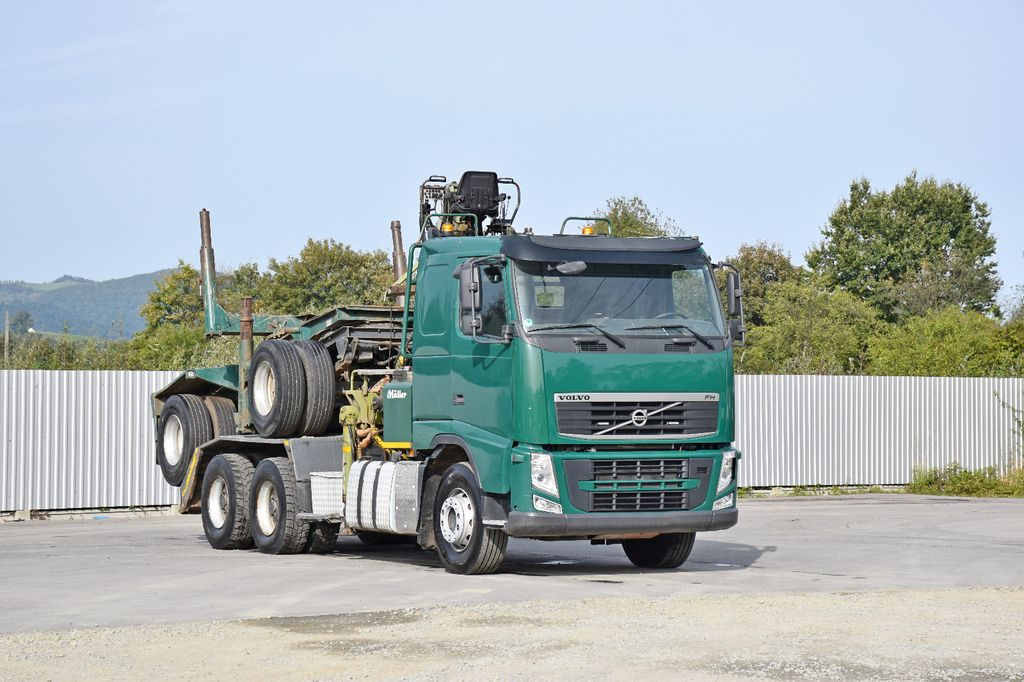 Volvo FH 500 * LOGLIFT F251 S80A + Anhänger /6x4  - Timber truck, Crane truck: picture 2