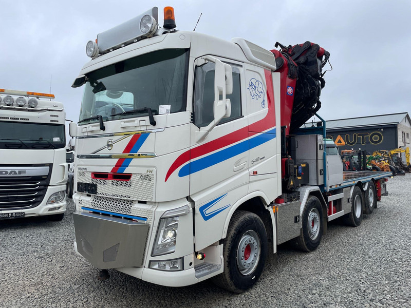 Volvo FH 540 | 8x2 NOSTOTELI | HMF 8520 + JIBILLÄ vm 2019 | 215 000 km | TULOSSA - Dropside/ Flatbed truck, Crane truck: picture 1