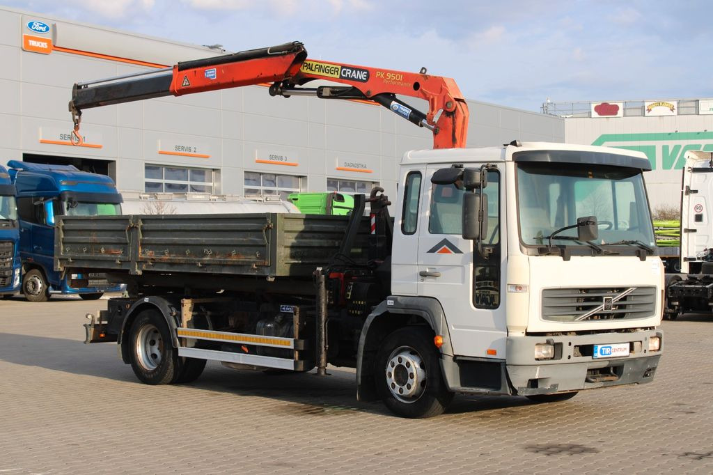 Volvo FL612  4x2, PALFINGER CRANE PK9501 PERFOMANCE  - Hook lift truck, Crane truck: picture 2