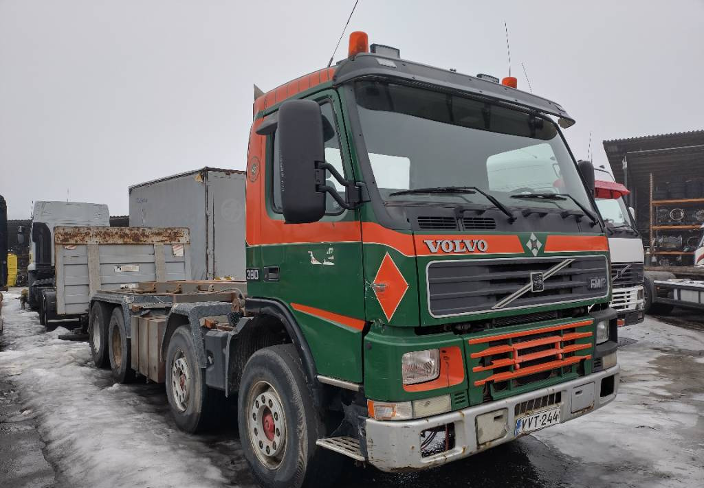 Volvo FM12 8x4 vaijerilaite  - Skip loader truck: picture 1