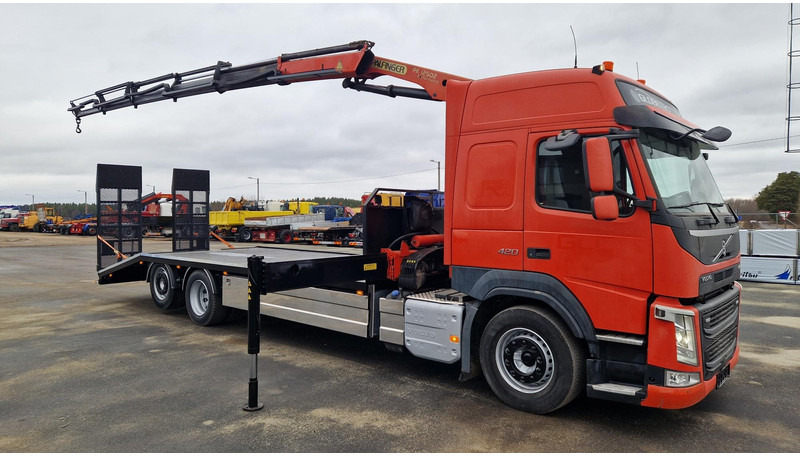 Volvo FM420 6X2*4 Palfinger PK12502 New platform! - Dropside/ Flatbed truck, Crane truck: picture 2