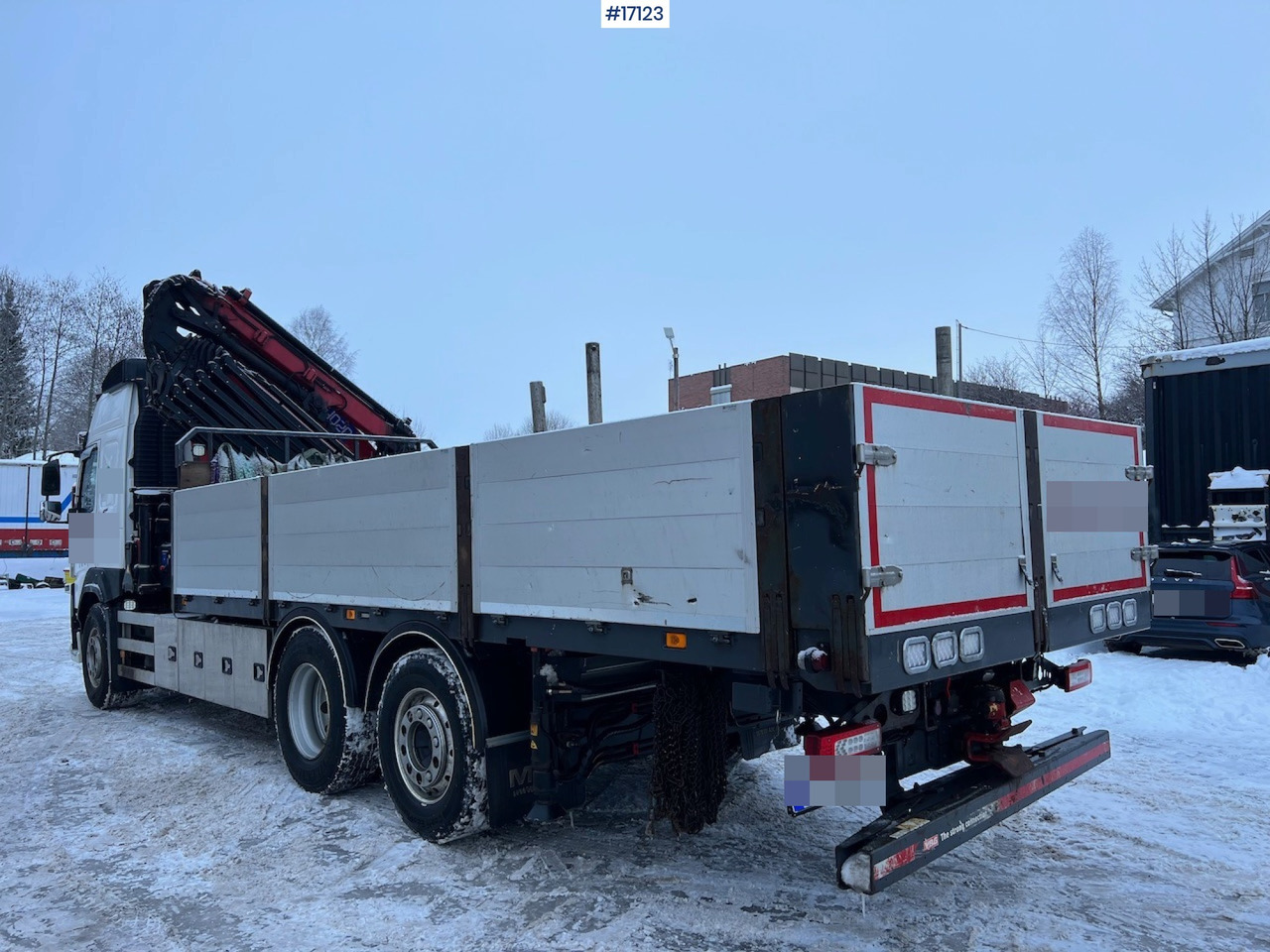 Volvo FM500 - Dropside/ Flatbed truck, Crane truck: picture 5
