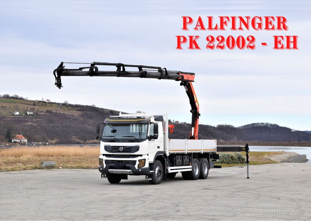 Volvo FMX 370 PRITSCHE 6,70m *PK 22002-EH+FUNK/6x4  - Crane truck, Dropside/ Flatbed truck: picture 1
