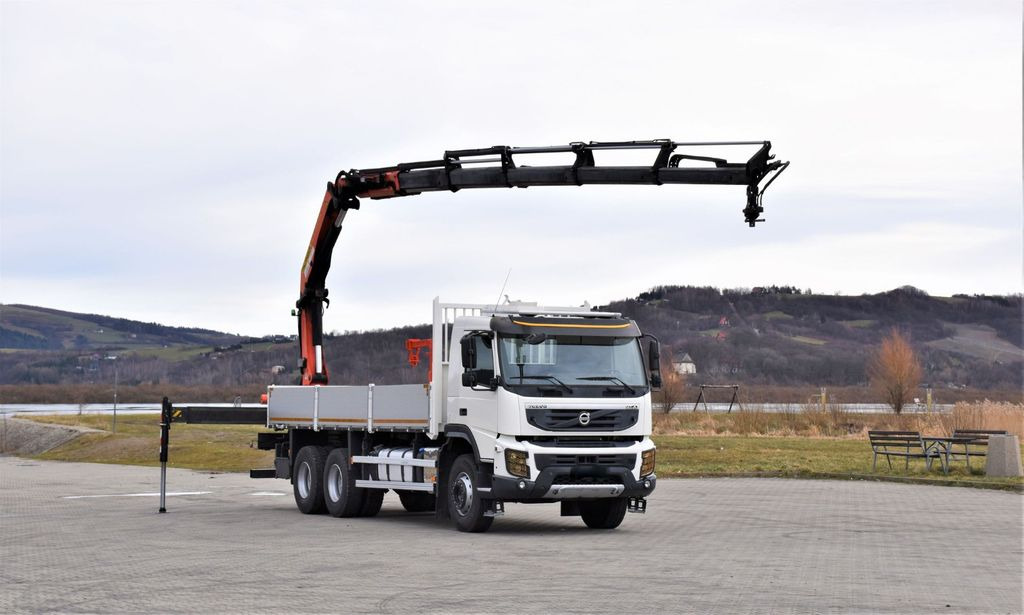 Volvo FMX 370 PRITSCHE 6,70m *PK 22002-EH+FUNK/6x4  - Crane truck, Dropside/ Flatbed truck: picture 2