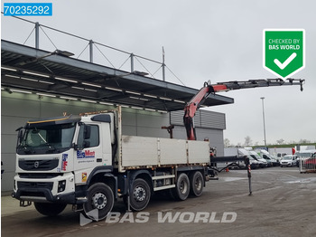 Volvo FMX 460 8X4 Fassi F245AC.0.26 Kran 6 extensions VEB+ Euro 5 - Dropside/ Flatbed truck, Crane truck: picture 1