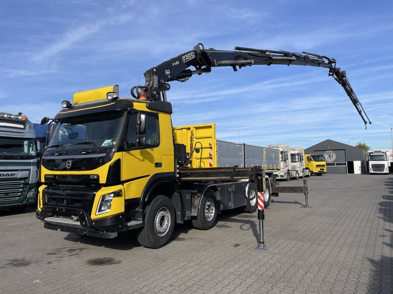 Volvo FMX 500 8X4 Euro 6 Fassi F485 + Fly Jib - Cable system truck, Crane truck: picture 1