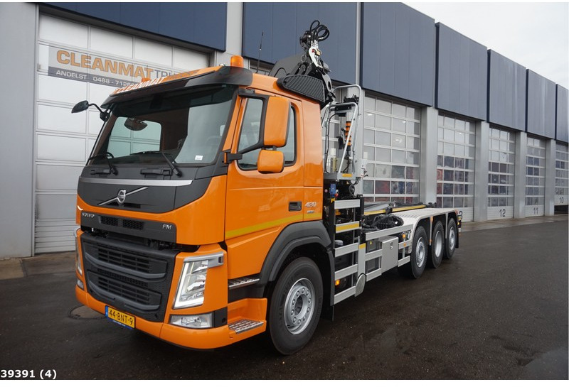 Volvo FM 420 8x2 HMF 26 ton/meter laadkraan - Hook lift truck, Crane truck: picture 4