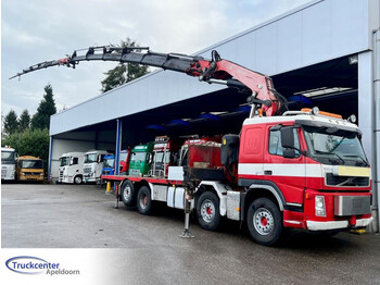 Dropside/ Flatbed truck, Crane truck Volvo FM 480 Fassi F800XP + L516 Jib, Manuel, Reduction axle: picture 1