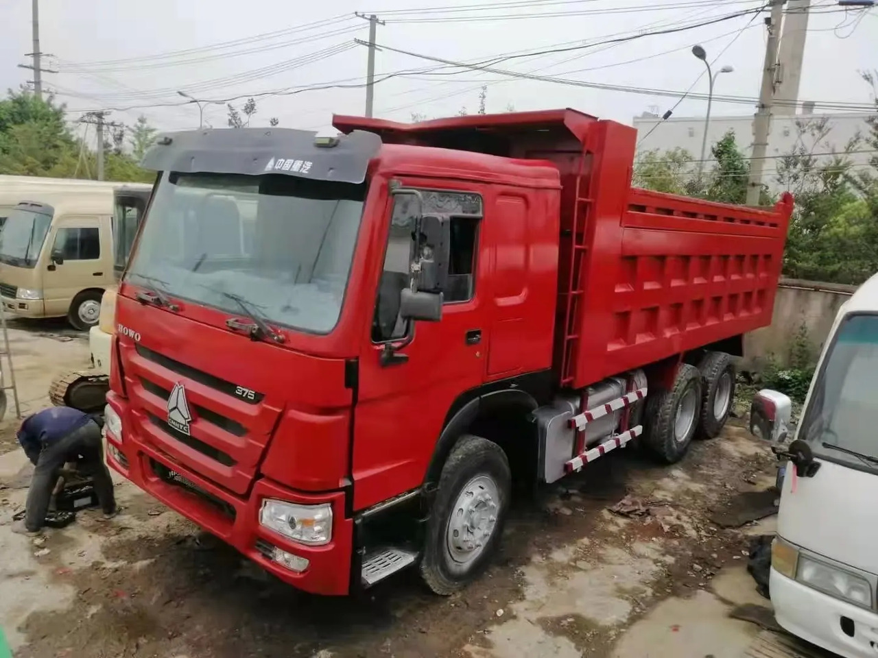 Tipper used sinotruk howo 40 ton 20 cubic meter dump truck 6x4 8x4 380hp 10 wheel 12 wheel dump truck for sale: picture 5