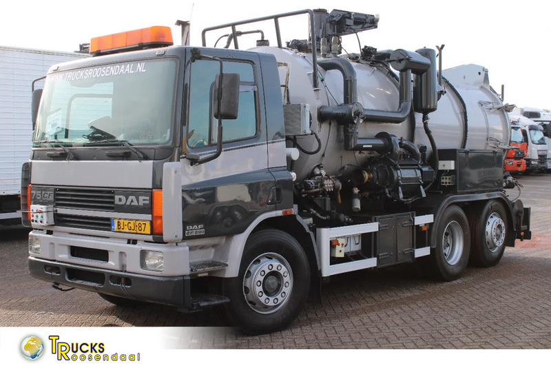 DAF CF 290 + 6X2 + VACUUM + FULL OPTION + EURO 2 - Vacuum truck: picture 1