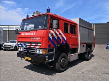Ginaf 4x4 FireTruck - Double Cabin - Rosenbauer Pump - Hoses - 2800L Tank - Incl Equipment - 05/2019 APK - Fire truck
