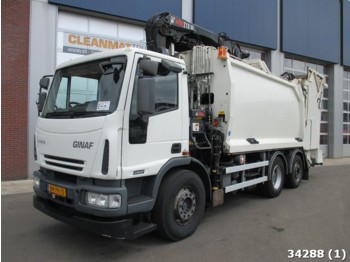 Ginaf C 3127 Hiab 21 ton/meter Kran - Garbage truck
