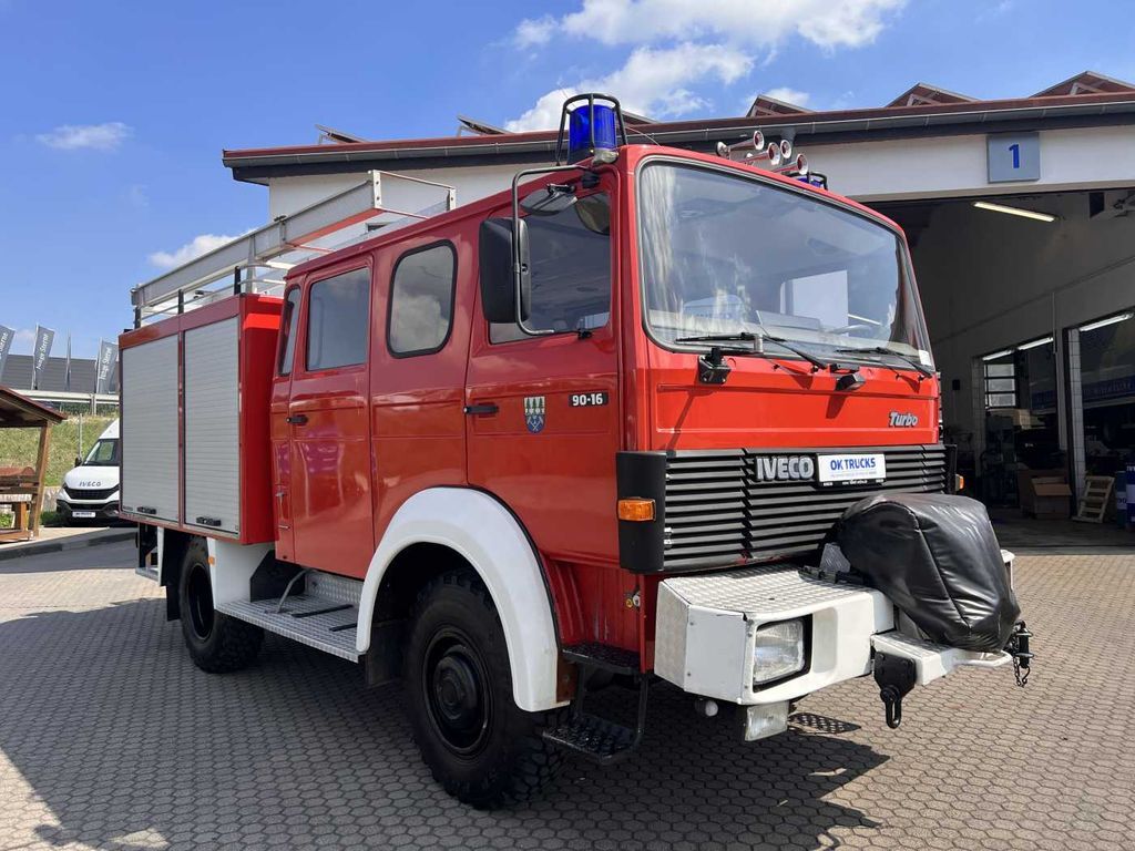 Iveco 90-16 AW 4x4 LF8 Feuerwehr Standheizung 9 Sitze  - Fire truck: picture 3