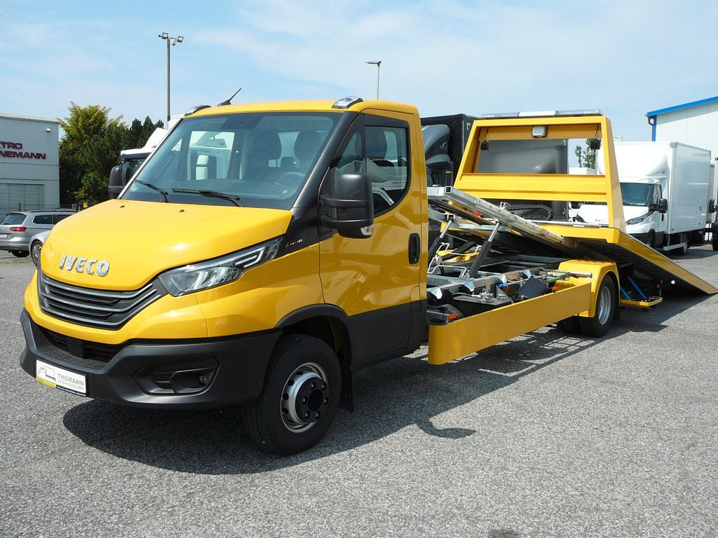 Iveco DAILY 70C18 Schiebeplateau Luftfederung Navi  - Tow truck, Commercial vehicle: picture 1