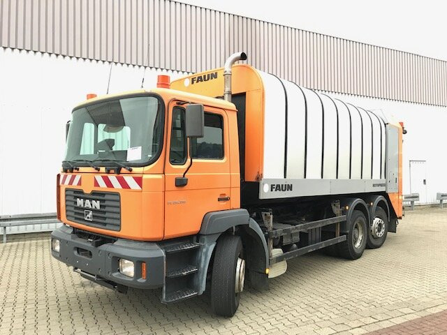 MAN F2000 26.314 FNLC/L 6x2 BL F2000 26.314 FNLC/L 6x2 BL Lift-/Lenkachse, FAUN Rotopress - Garbage truck: picture 1