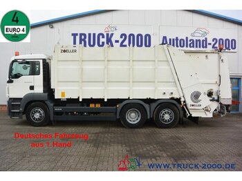 Garbage truck for transportation of garbage MAN TGS 26.320 Zöller Medium XL22 + Zöller Lifter: picture 1