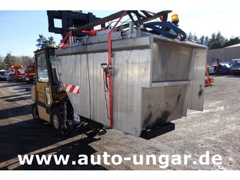 Garbage truck for transportation of garbage Multicar Müllaufbau PB400 Aluaufbau mit Hilfsrahmen 4m³ Kipper Presse Lifter: picture 3